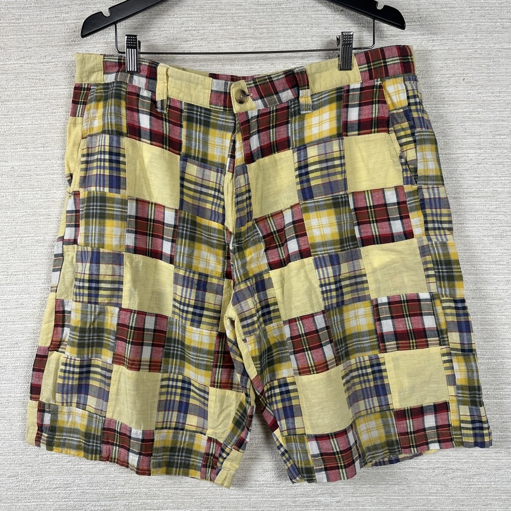 Siegfried Vintage Men's Patchwork Shorts 38 Streetwear Skate Grunge Hip Hop Y2K
